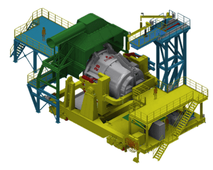 智能化移動(dòng)式鋼水罐熱修系統(tǒng)